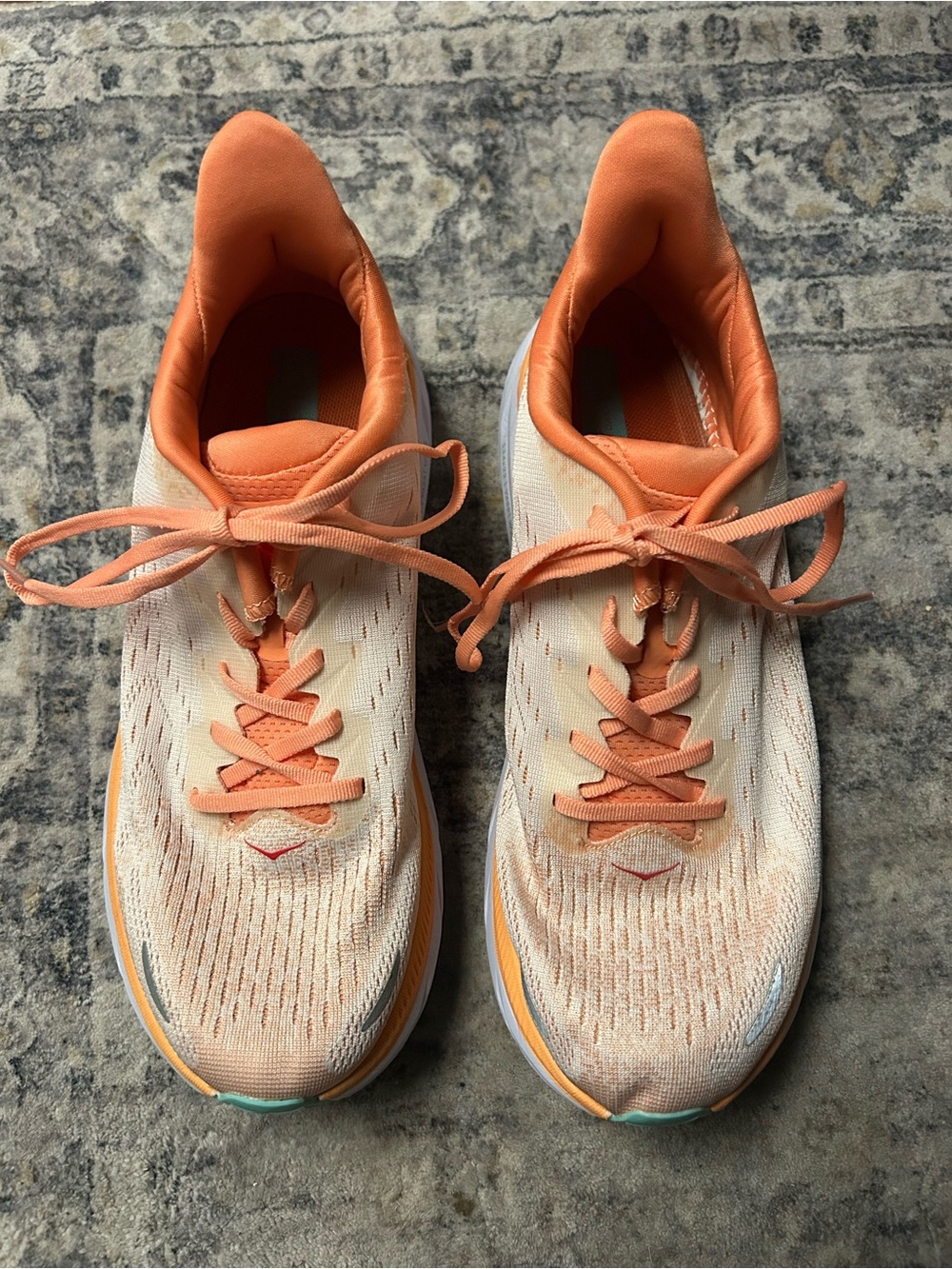HOKA Women's Running Shoes - Cantaloupe/ Orange - Picture 2 of 4